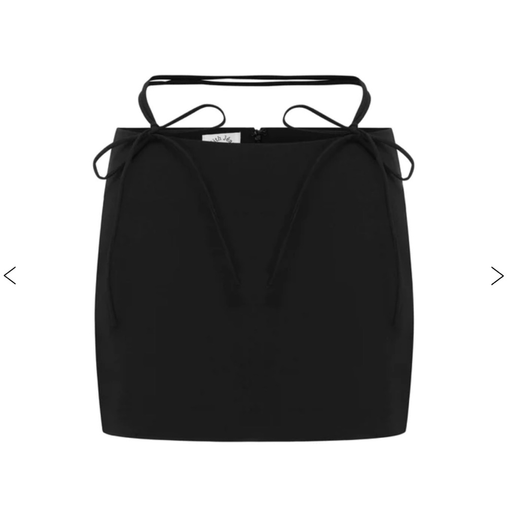 New with tags With Jean Jasper Mini Skirt with Ties